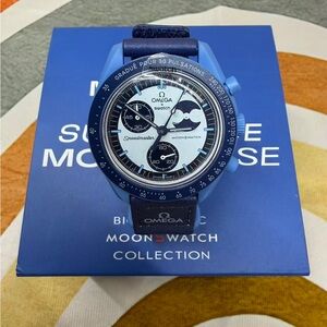 🌟Swatch X Omega MoonSwatch Mission To The Super Blue Moonphase Watch